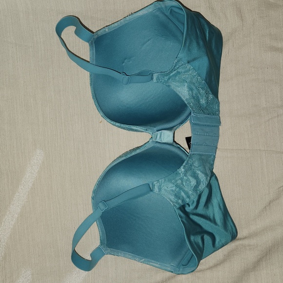 Victorias Secret Very Sexy Push Up turquoise/green blueUnderwire Bra Lace VS 38D - Picture 2 of 9